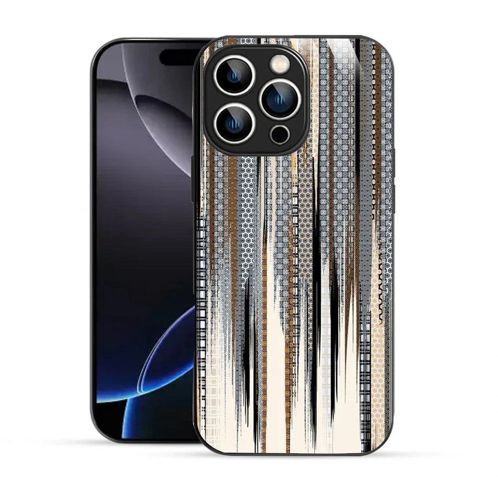 Bornstud Metallic Stripes Printed Case