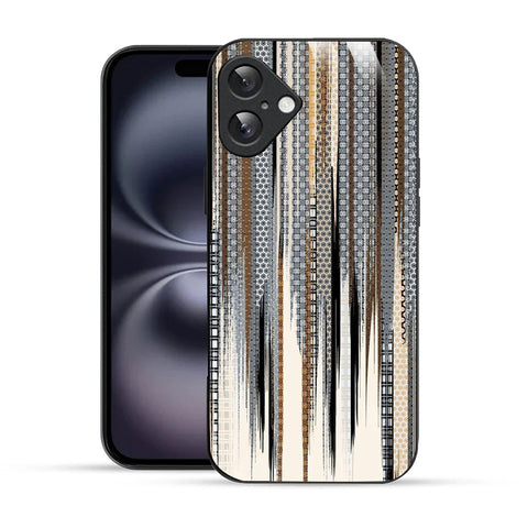 Bornstud Metallic Stripes Printed Case for iPhone 16