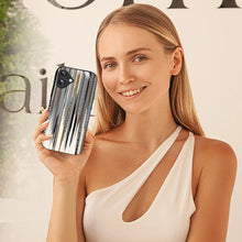 Bornstud Metallic Stripes Printed Case for iPhone 16