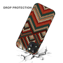 Bornstud Cozy Knit Chevron Printed Case for iPhone 14 Plus