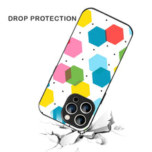 Bornstud Geometric Honeycomb Printed Case for iPhone 13 Pro Max