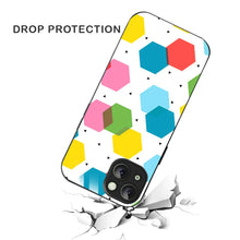 Bornstud Geometric Honeycomb Printed Case for iPhone 14 Plus