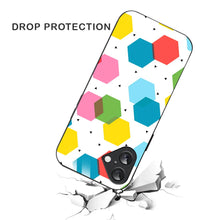 Bornstud Geometric Honeycomb Printed Case for iPhone 16 Plus