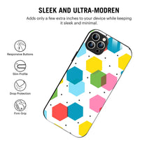 Bornstud Geometric Honeycomb Printed Case for iPhone 11 Pro