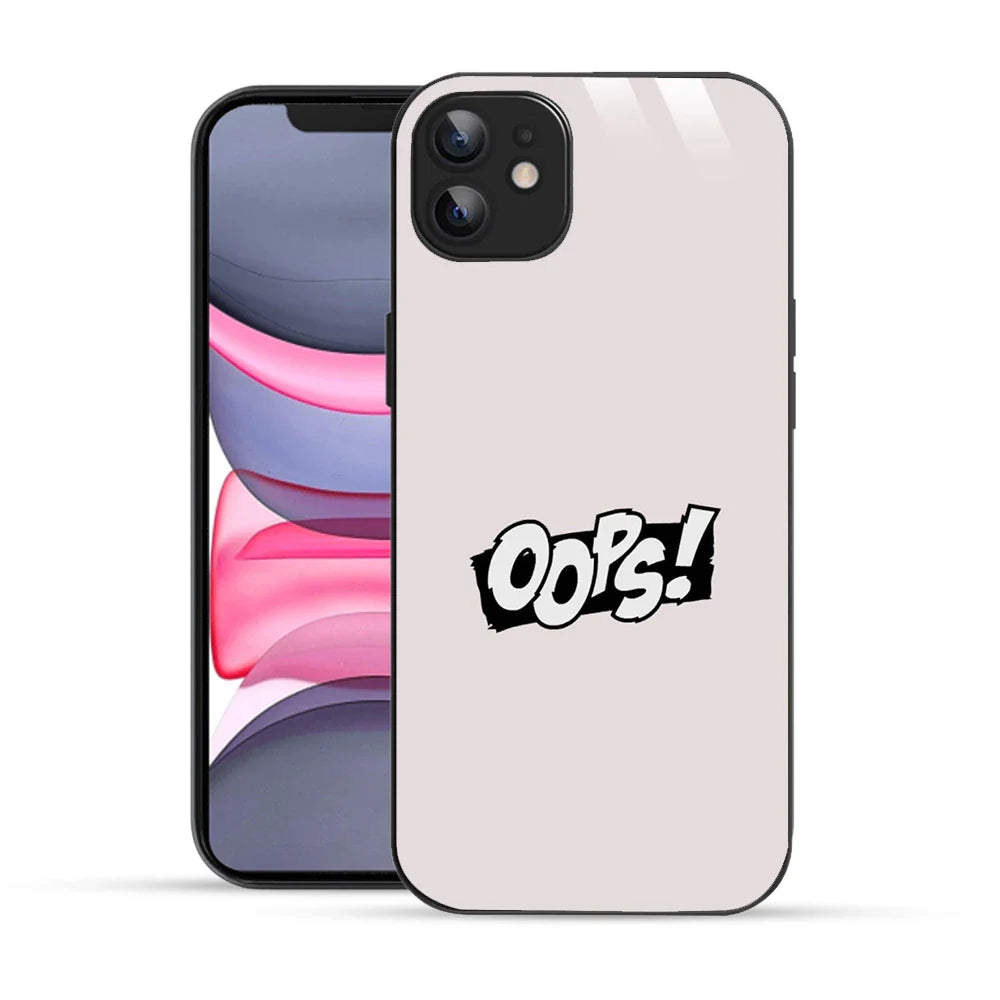 Bornstud Oops! Minimalist Printed Case for iPhone 11