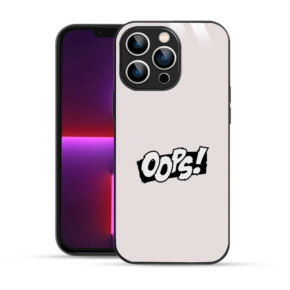 Bornstud Oops! Minimalist Printed Case for iPhone 13 Pro Max