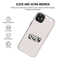 Bornstud Oops! Minimalist Printed Case for iPhone 11