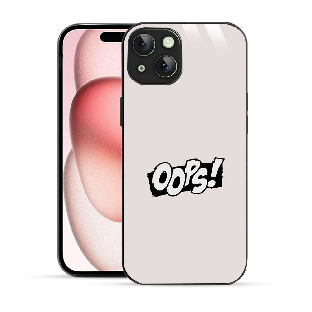 Bornstud Oops! Minimalist Printed Case for iPhone 15 Plus