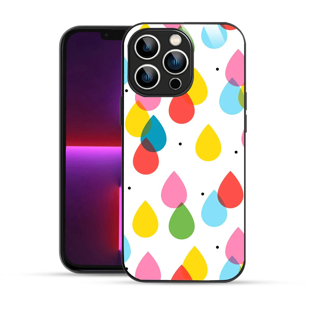 Bornstud Colorful Raindrop Delight Printed Case for iPhone 13 Pro Max