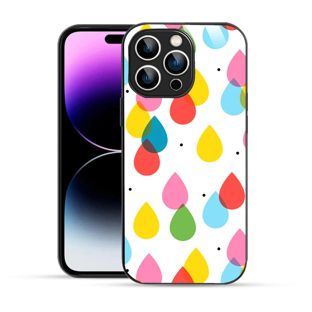 Bornstud Colorful Raindrop Delight Printed Case for iPhone 14 Pro