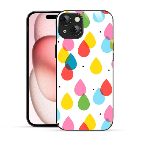 Bornstud Colorful Raindrop Delight Printed Case for iPhone 15
