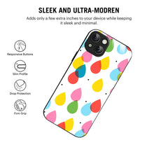 Bornstud Colorful Raindrop Delight Printed Case for iPhone 15