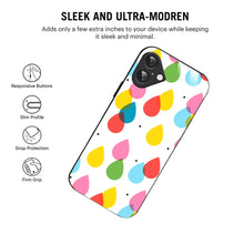 Bornstud Colorful Raindrop Delight Printed Case for iPhone 16