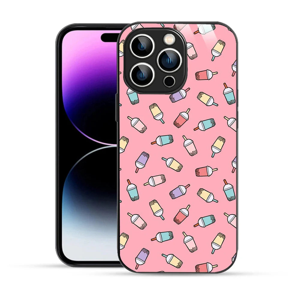 Bornstud Bubble Tea Delight Printed Case for iPhone 14 Pro Max