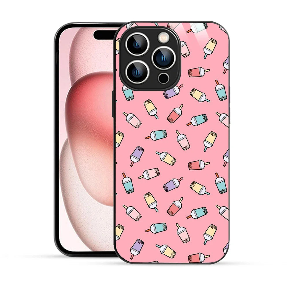 Bornstud Bubble Tea Delight Printed Case for iPhone 15 Pro