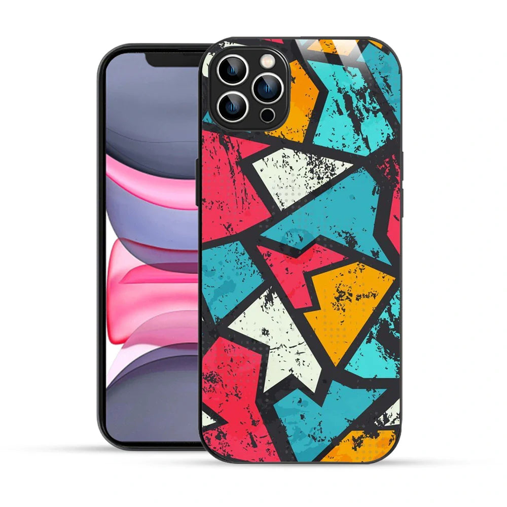 Bornstud Urban Shards Multi-Color Printed Case for iPhone 11 Pro
