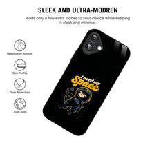 Bornstud Galaxy I Need my Space Printed Case for iPhone 16 Plus