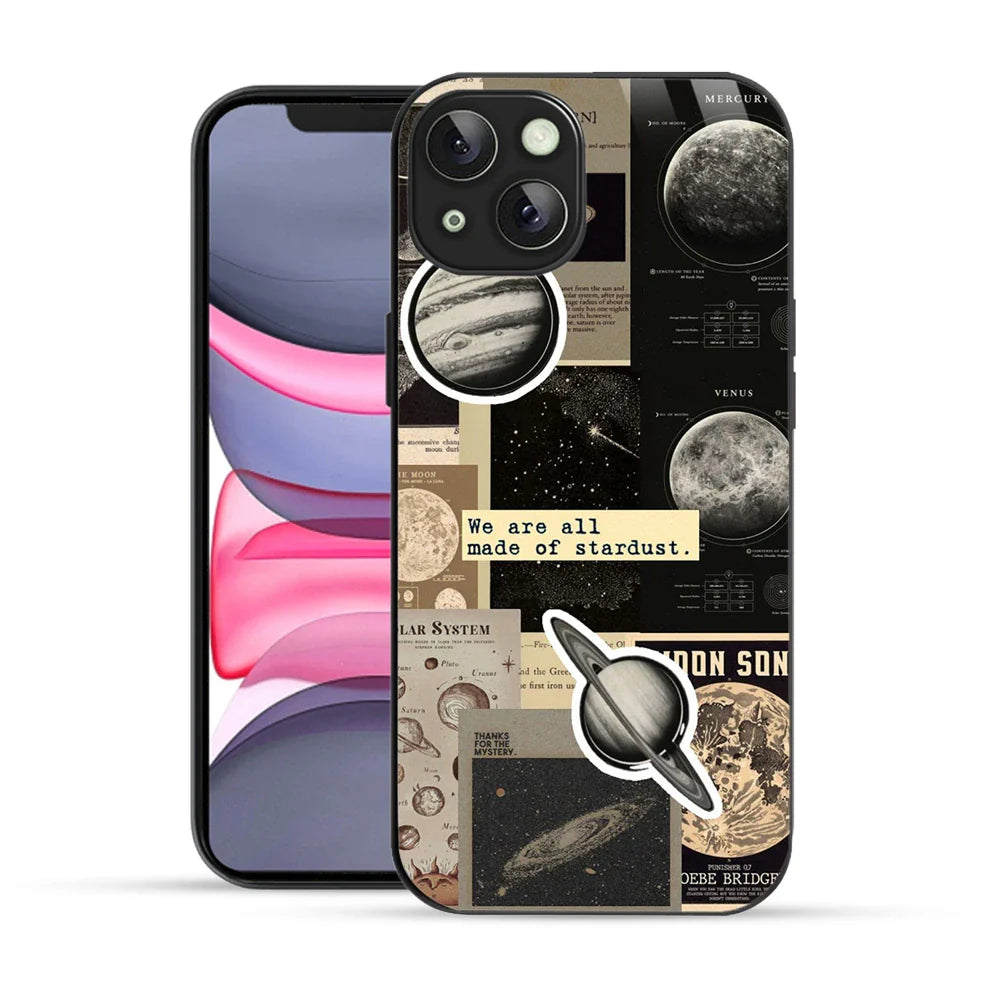 Bornstud Galaxy Solar collage Printed Case for iPhone 13