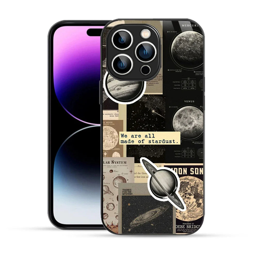 Bornstud Galaxy Solar collage Printed Case for iPhone 14 Pro Max