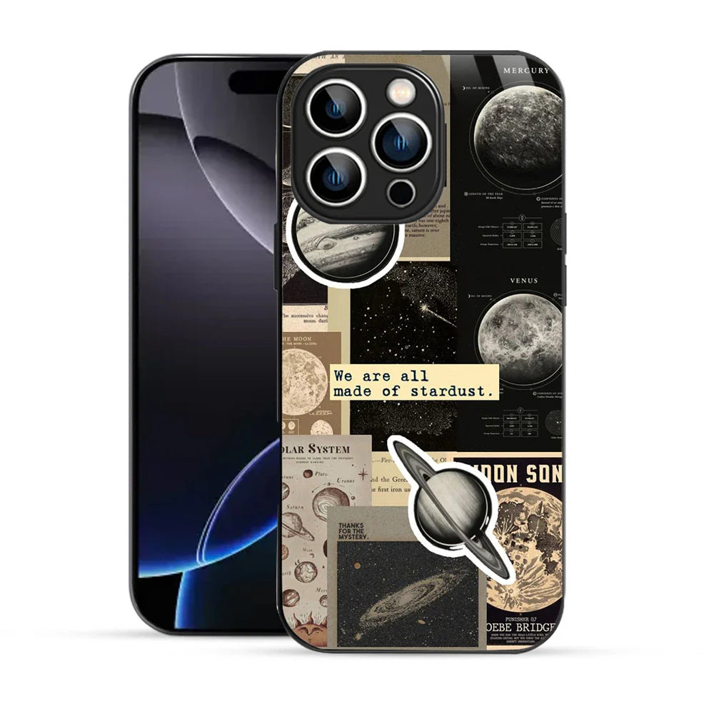 Bornstud Galaxy Solar collage Printed Case