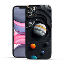 Bornstud Galaxy Solar collage Black Printed Case