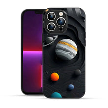 Bornstud Galaxy Solar collage Black Printed Case