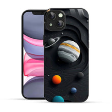 Bornstud Galaxy Solar collage Black Printed Case