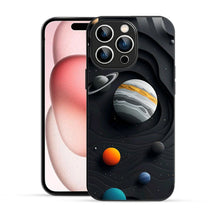 Bornstud Galaxy Solar collage Black Printed Case
