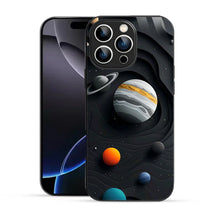 Bornstud Galaxy Solar collage Black Printed Case
