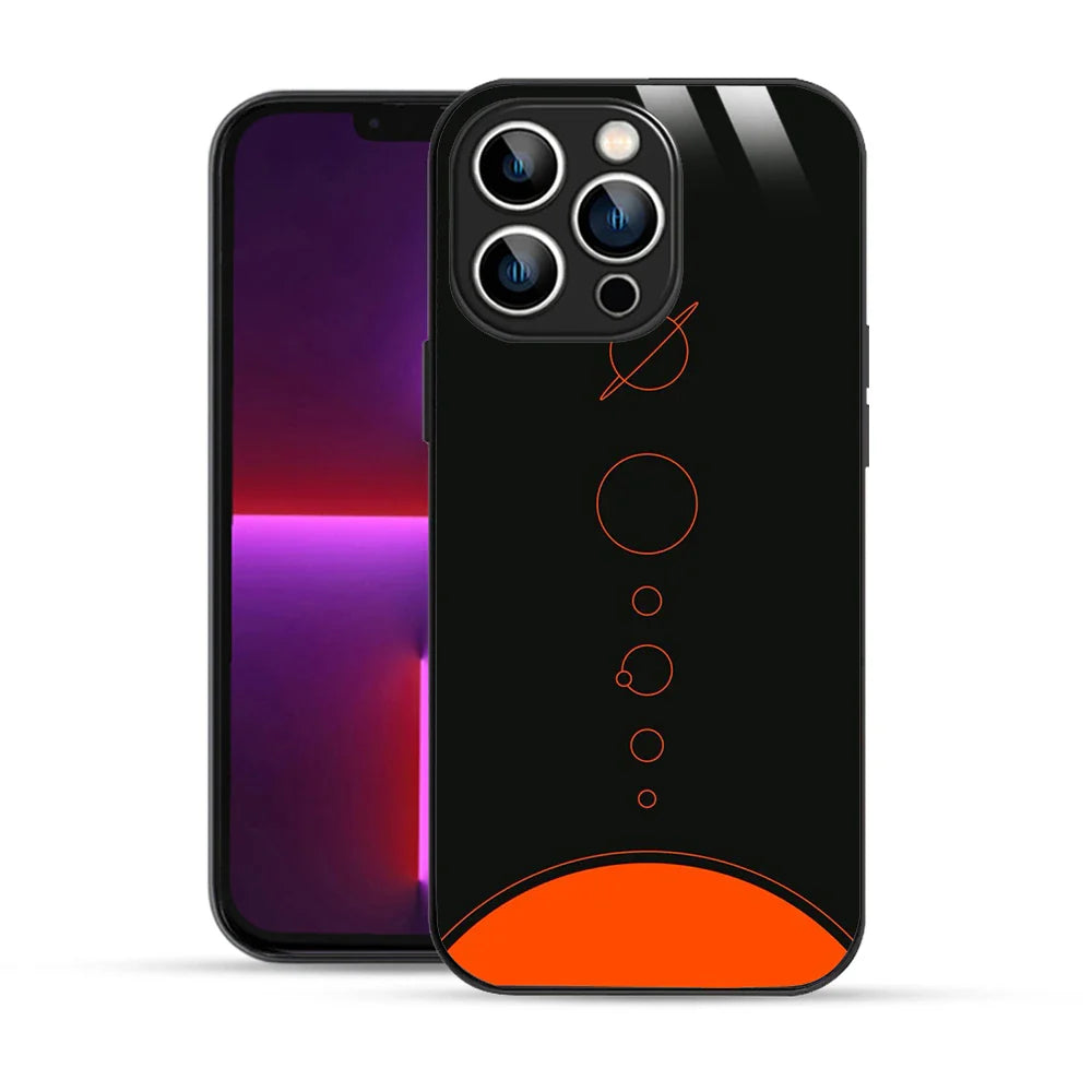 Bornstud Galaxy Solar collage Black & Red Printed Case for iPhone 13 Pro