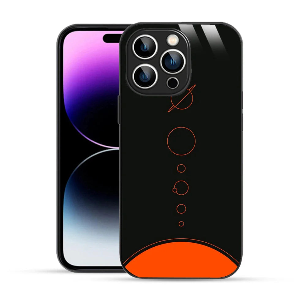 Bornstud Galaxy Solar collage Black & Red Printed Case for iPhone 14 Pro Max