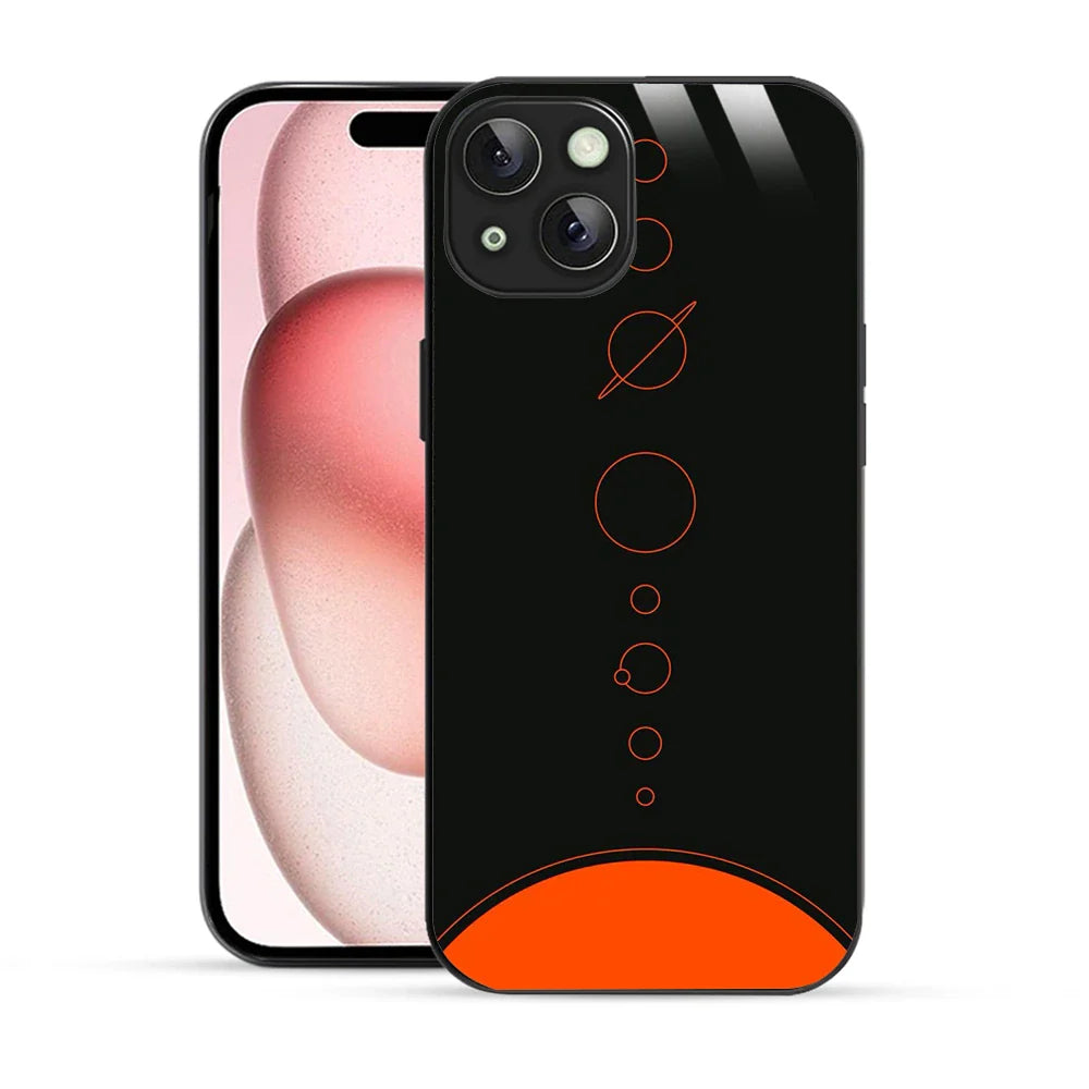 Bornstud Galaxy Solar collage Black & Red Printed Case for iPhone 15 Plus