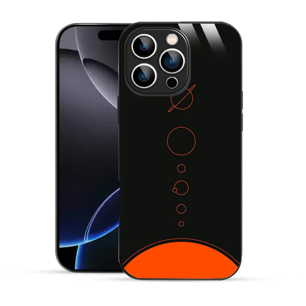 Bornstud Galaxy Solar collage Black & Red Printed Case