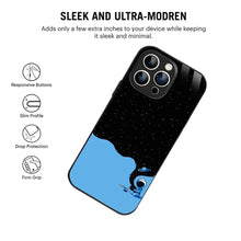Bornstud Galaxy Astronouts blue Printed Case for iPhone 13 Pro Max