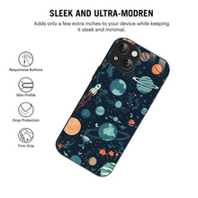 Bornstud Galaxy green Printed Case for iPhone 15