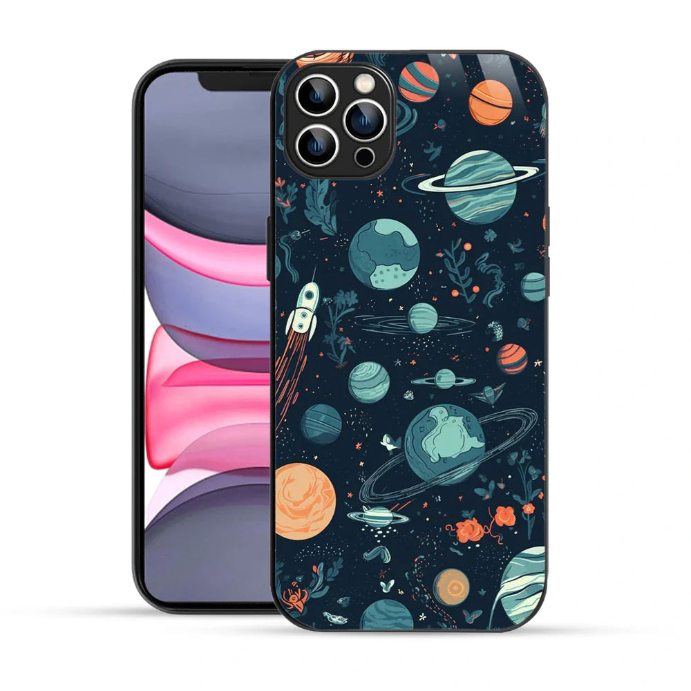 Bornstud Galaxy green Printed Case for iPhone 11 Pro