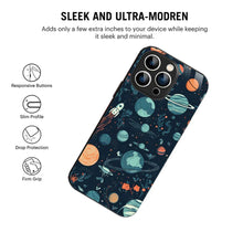 Bornstud Galaxy green Printed Case for iPhone 15 Pro Max