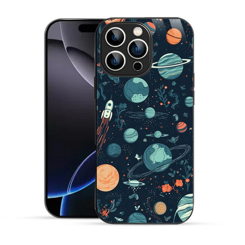 Bornstud Galaxy green Printed Case