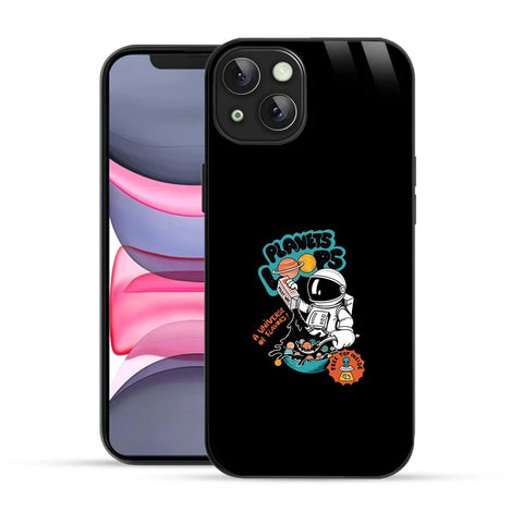 Bornstud Galaxy Planet loops Printed Case for iPhone 14 Plus