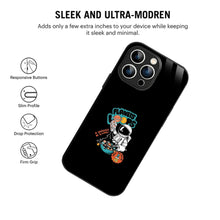 Bornstud Galaxy Planet loops Printed Case for iPhone 14 Pro Max