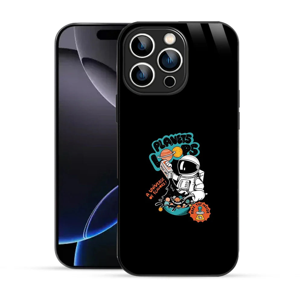 Bornstud Galaxy Planet loops Printed Case for iPhone 16 Pro