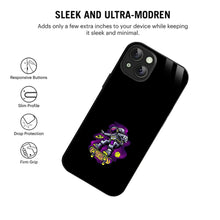 Bornstud Galaxy Astronout skate Printed Case for iPhone 14