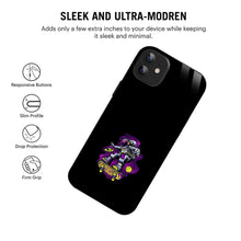 Bornstud Galaxy Astronout skate Printed Case for iPhone 11