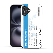 Bornstud Personalised my Boarding Pass Printed Case Celestial Blue