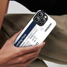 Bornstud Personalised my Boarding Pass Printed Case for iPhone 15 Pro Max Ebony Clay