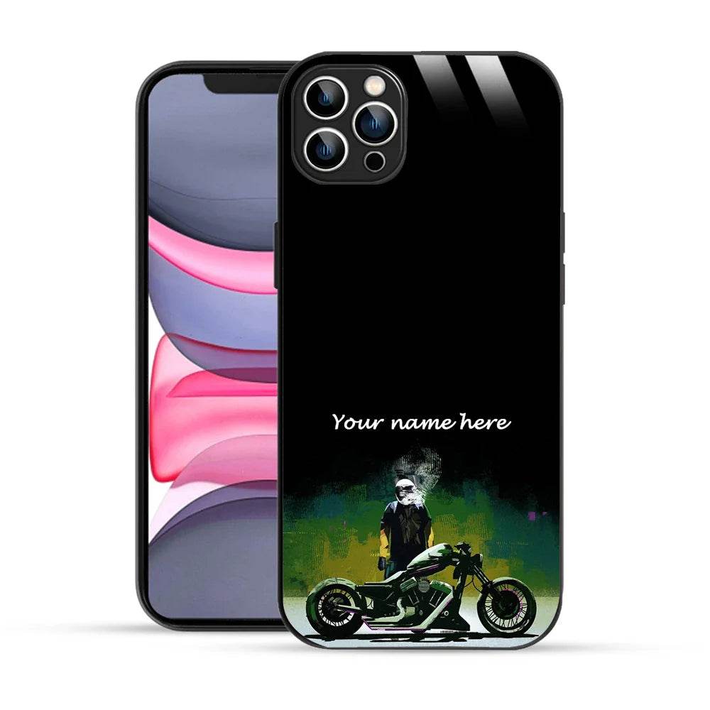 Bornstud Personalised my Name Printed Case for iPhone 12 Pro Bottle Green - Bornstud