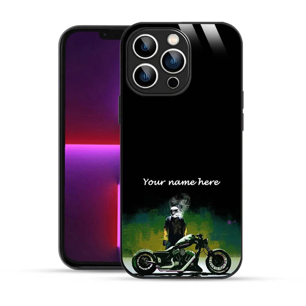 Bornstud Personalised my Name Printed Case for iPhone 13 Pro Bottle Green - Bornstud