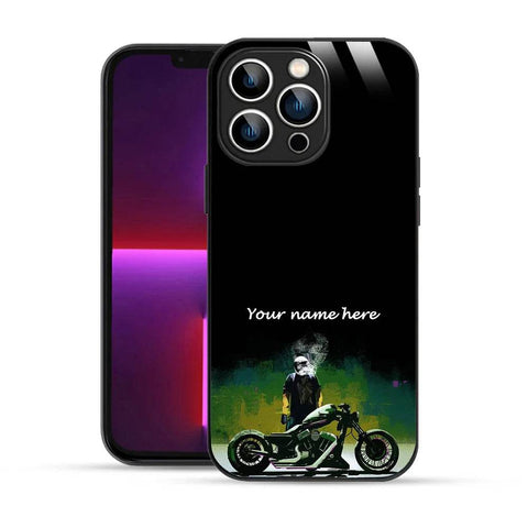 Bornstud Personalised my Name Printed Case for iPhone 13 Pro Max Bottle Green - Bornstud
