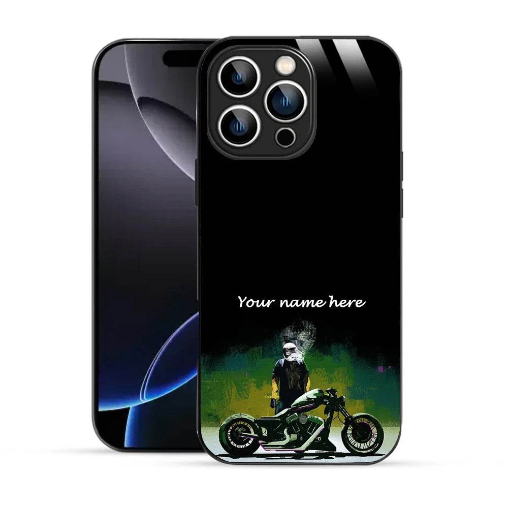 Bornstud Personalised my Name Printed Case for iPhone 16 Pro Max Bottle Green - Bornstud