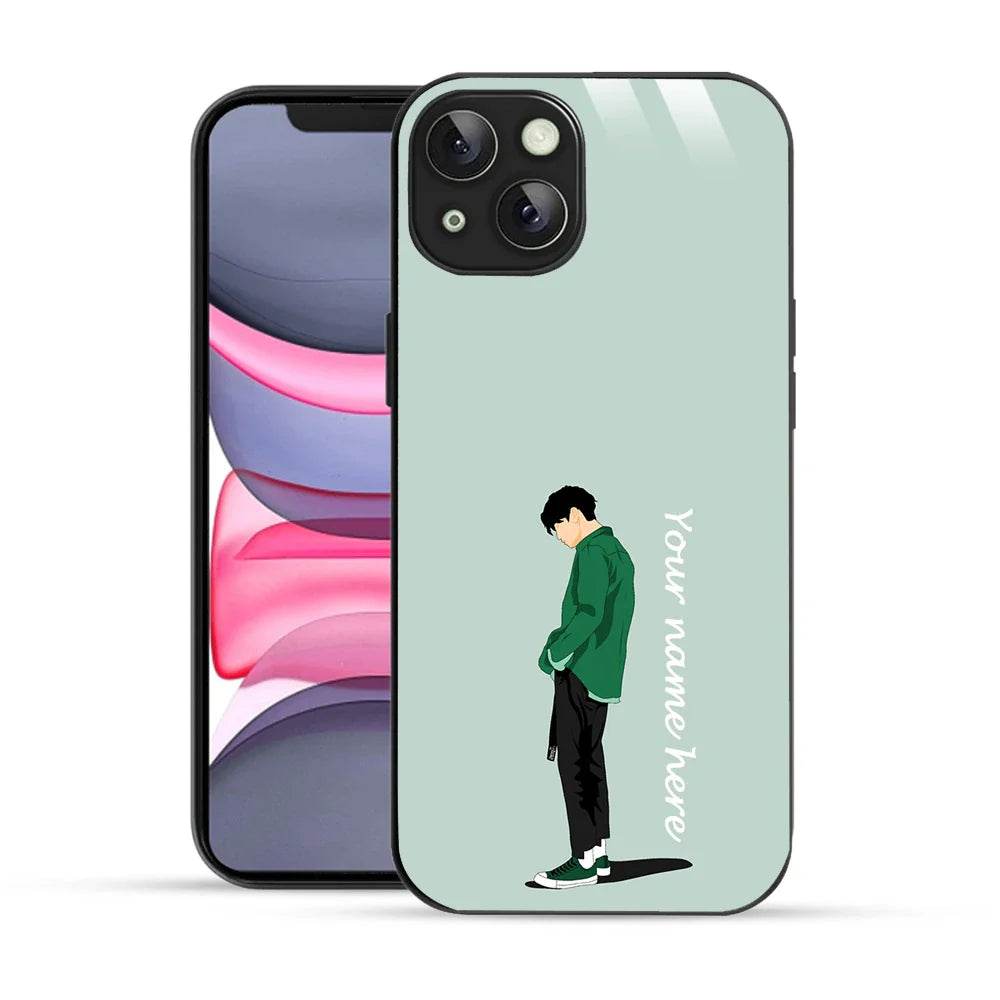 Bornstud Personalised my Name Printed Case for iPhone 14 Plus Surf - Bornstud